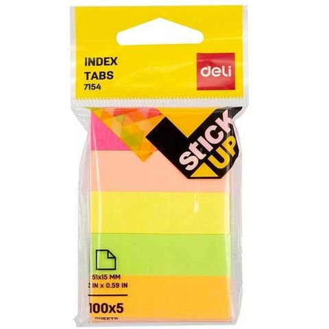 Giấy Note 5 Màu - Deli 7154