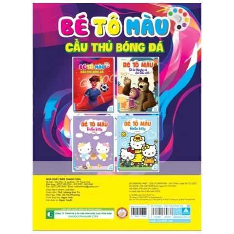 Bé Tô Màu - Cầu Thủ Bóng Đá