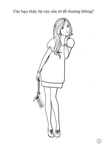 Barbie Xinh Đẹp 3 (Tô Màu Có Hình Dán)