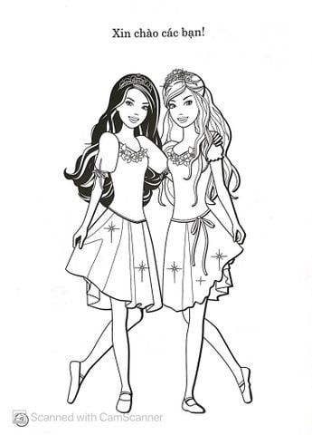 Barbie Xinh Đẹp 2 (Tô Màu Có Hình Dán)