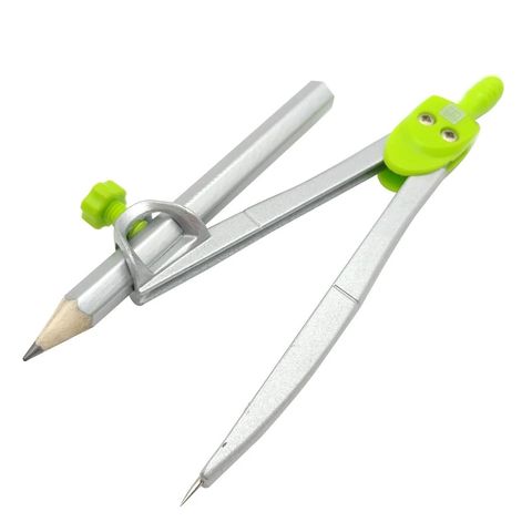 Bộ Compa + Bút Chì Gỗ - Hồng Hà SM03 - Màu Xanh Lá