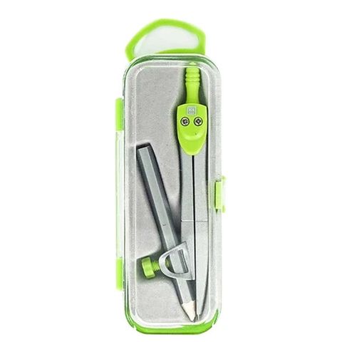 Bộ Compa + Bút Chì Gỗ - Hồng Hà SM03 - Màu Xanh Lá