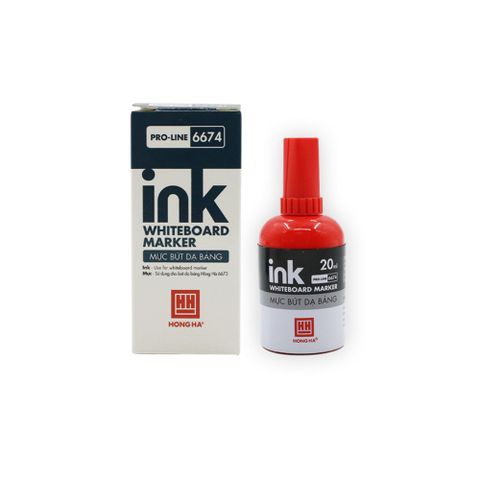 Mực bút dạ bảng Hồng Hà - ĐỎ GX-WM02 - 6674