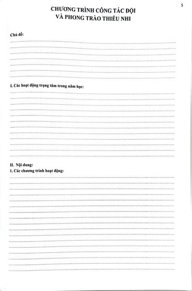 Sổ Tổng Phụ Trách (Tái Bản 2022)