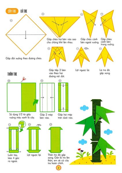Em Tập Gấp Hình 3-4 Tuổi - Nâng Cao (Tái Bản 2018)