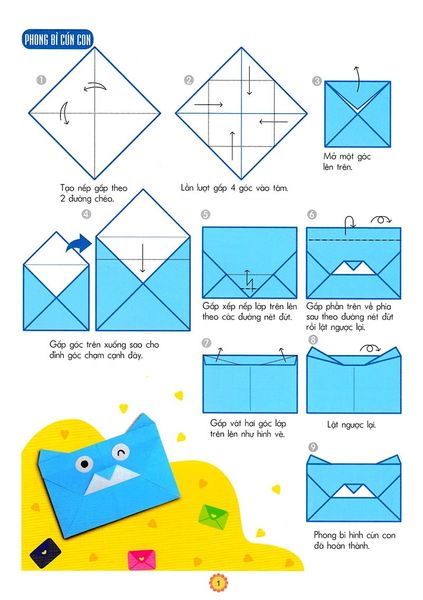 Em Tập Gấp Hình 3-4 Tuổi - Nâng Cao (Tái Bản 2018)