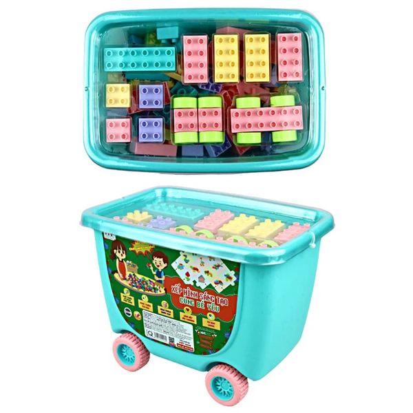 Đồ Chơi Thùng Xếp Hình Sáng Tạo - Hoàng Thu HT7732