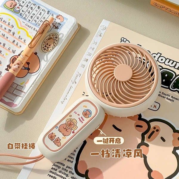 Quạt cầm tay mini Capybara