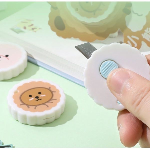 Dao rọc giấy hình mặt cún đáng yêu