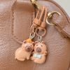 Set 6 Móc khóa Capybara Resin dễ thương - Trang trí treo túi học sinh