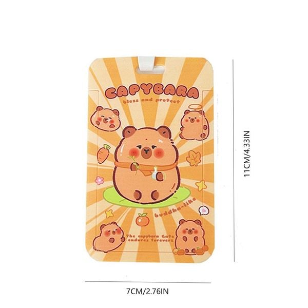 Hộp đựng thẻ Capybara dễ thương