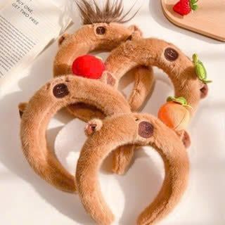 Băng đô hoạt hình Capybara sang trọng dễ thương