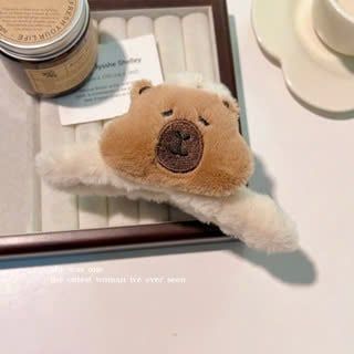 Kẹp tóc capybara lông mềm siêu dễ thương Hot trend