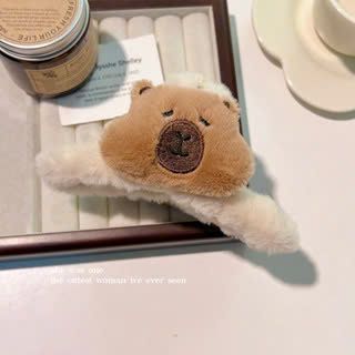 Kẹp tóc capybara lông mềm siêu dễ thương Hot trend
