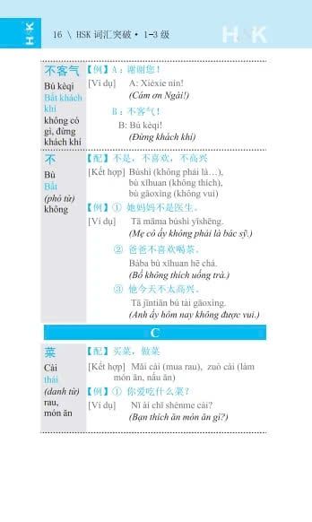 Vocabulary Khám Phá Từ Vựng HSK - Cấp 1-3 (Tái Bản 2024)