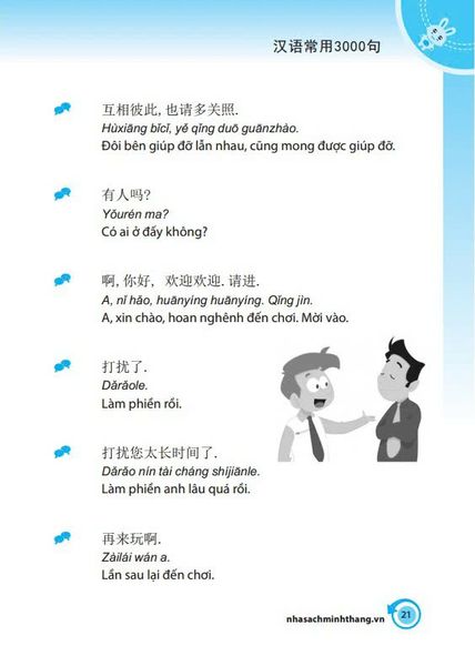 3000 Câu Đàm Thoại Trung - Việt Thông Dụng (Tái Bản 2024)