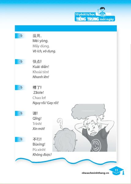 10 Phút Tự Học Tiếng Trung Mỗi Ngày (Tái Bản 2023)