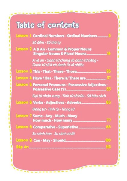 English Grammar For Movers 1 - Có Đáp Án