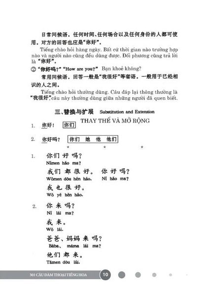 301 Câu Đàm Thoại Tiếng Hoa (Tái Bản 2023)