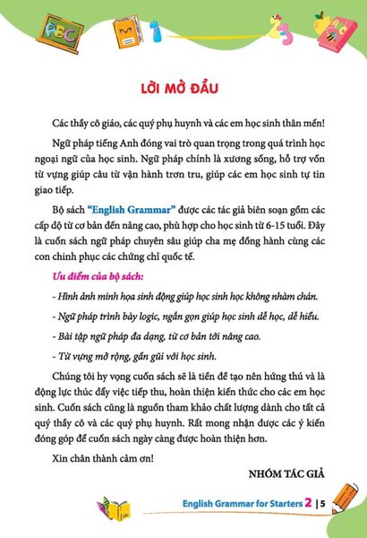English Grammar For Starters 2 (Có Đáp Án)