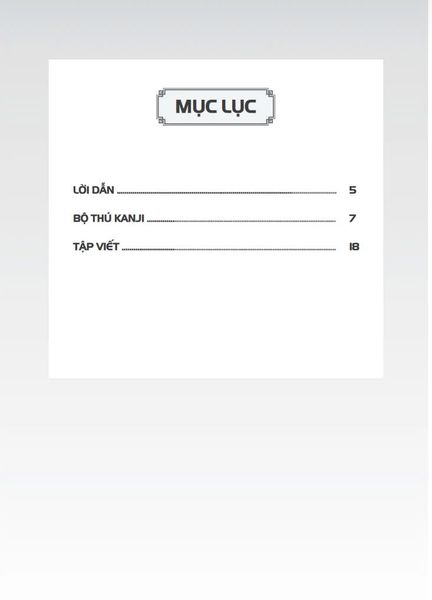 Tập Viết Tiếng Nhật Căn Bản - Kanji (Tái Bản 2023)