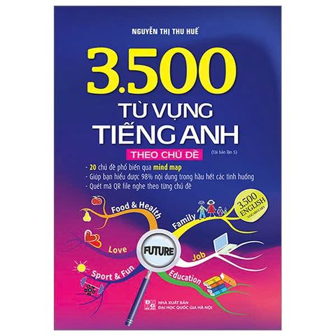 3500 Từ Vựng Tiếng Anh Theo Chủ Đề - Sách Màu (Tái Bản 2023)