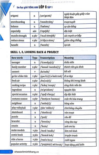 Global Success - Em Học Giỏi Tiếng Anh Lớp 8 - Tập 1 (Có Đáp Án)