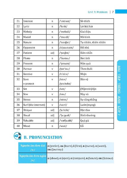 Global Success - Bài Tập Tiếng Anh Lớp 7 (Không Đáp Án)