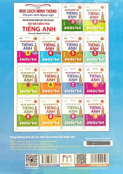 Global Success - Bộ Đề Kiểm Tra Tiếng Anh Lớp 7 - Tập 1 (Có Đáp Án)