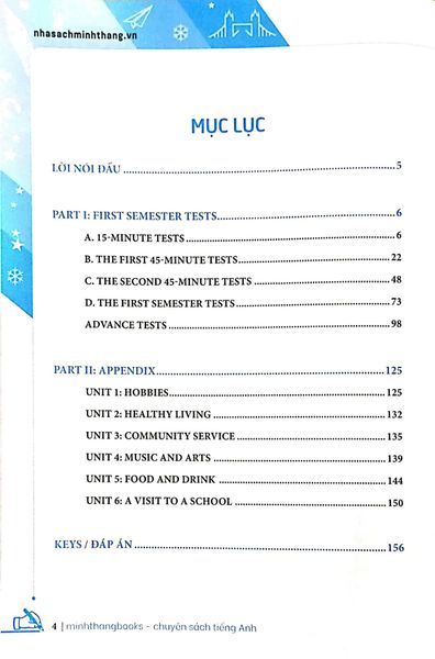 Global Success - Bộ Đề Kiểm Tra Tiếng Anh Lớp 7 - Tập 1 (Có Đáp Án)