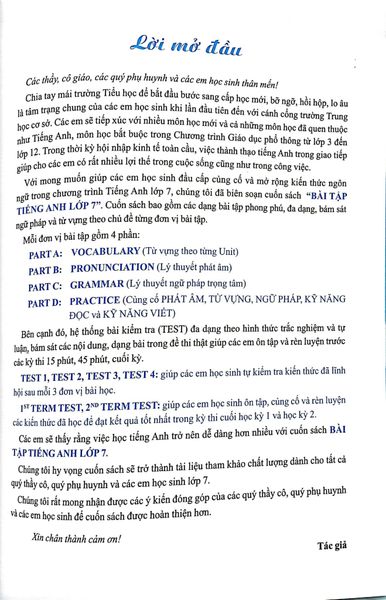 Global Success - Bài Tập Tiếng Anh Lớp 7 - Tập 2 (Có Đáp Án)