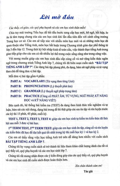 Global Success - Bài Tập Tiếng Anh Lớp 7 - Tập 1 (Có Đáp Án)