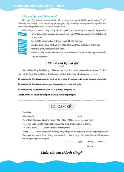 The Langmaster - Em Học Giỏi Tiếng Anh Lớp 6 - Tập 2 (Có Đáp Án)