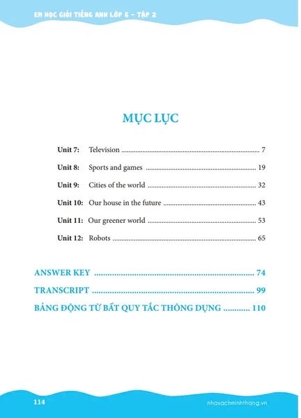 The Langmaster - Em Học Giỏi Tiếng Anh Lớp 6 - Tập 2 (Có Đáp Án)