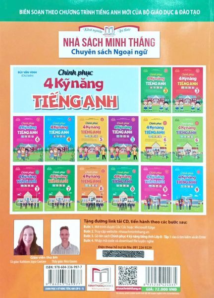 Chinh Phục 4 Kỹ Năng Tiếng Anh Nghe - Nói - Đọc - Viết Lớp 8 - Tập 1