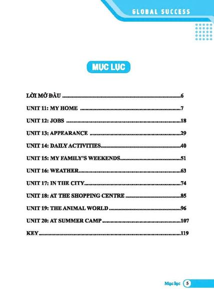 Global Success - Bài Tập Trắc Nghiệm Tiếng Anh Lớp 4 - Tập 2 - Có Đáp Án