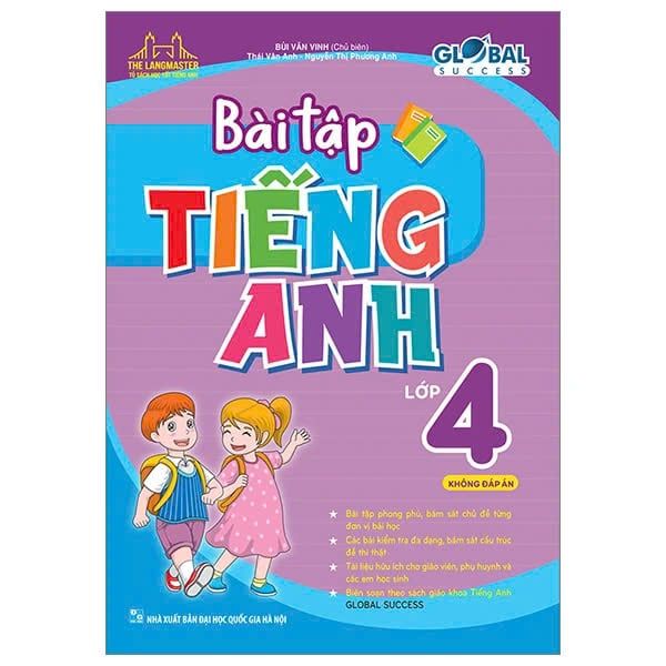 Global Success - Bài Tập Tiếng Anh 4 - Không Đáp Án