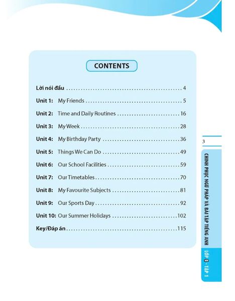 Global Success - Chinh Phục Ngữ Pháp Và Bài Tập Tiếng Anh Lớp 4 - Tập 1 (Có Đáp Án)