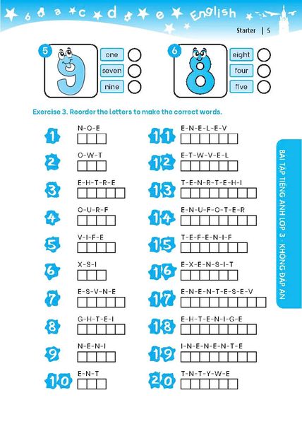 Global Success - Bài Tập Tiếng Anh Lớp 3 (Không Đáp Án)