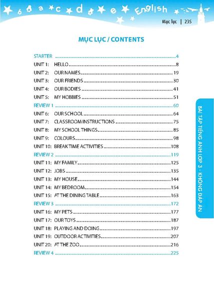 Global Success - Bài Tập Tiếng Anh Lớp 3 (Không Đáp Án)