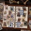 Sticker đa năng tem vintage bao thư trang trí dễ thương (giao ngẫu nhiên)