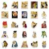 Sticker đa năng chó Shiba decal dán laptop ,điện thoại hình dán trang trí
