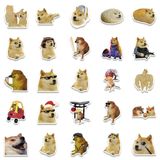 Sticker đa năng chó Shiba decal dán laptop ,điện thoại hình dán trang trí