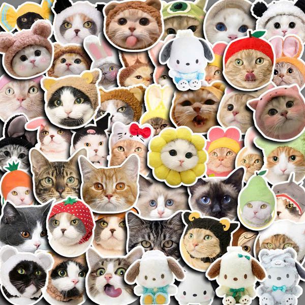 Sticker đa năng mèo vô tri dễ thương