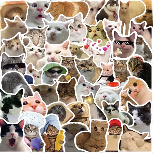 Sticker đa năng mèo vô tri dễ thương