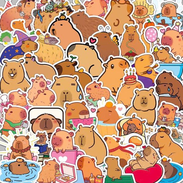 Sticker đa năng Capybara chống nước (Giao ngẫu nhiên)
