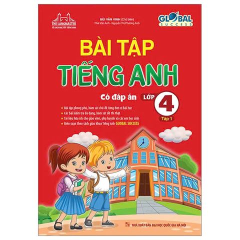Global Success - Bài Tập Tiếng Anh Lớp 4 - Tập 1 - Có Đáp Án