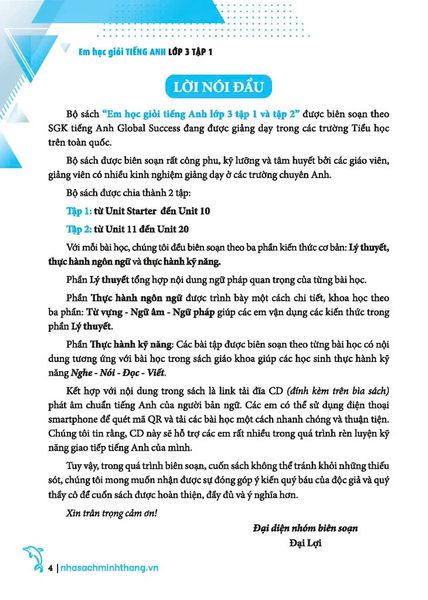 Global Success - Em Học Giỏi Tiếng Anh Lớp 3 - Tập 1 (Có Đáp Án) (Tái Bản 2022)