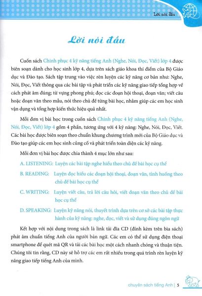 Chinh Phục 4 Kỹ Năng Tiếng Anh Nghe - Nói - Đọc - Viết Lớp 4 - Tập 2