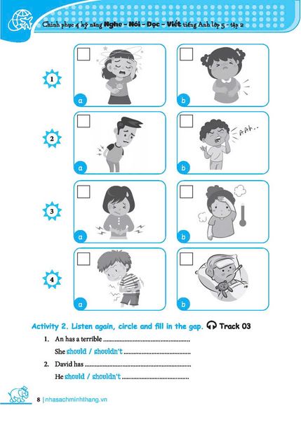 Chinh Phục 4 Kỹ Năng Tiếng Anh Nghe - Nói - Đọc - Viết Lớp 5 - Tập 2